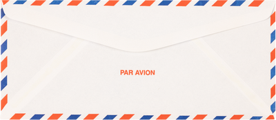 Airmail with Security Tint 24lb #10 Regular Envelopes (4 1/8 x 9 1/2)