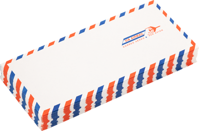 Airmail with Security Tint 24lb #10 Regular Envelopes (4 1/8 x 9 1/2)