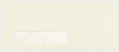 Natural Linen 32lb #10 Window Envelopes (4 1/8 x 9 1/2)