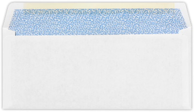 White with Security Tint 24lb #10 Double Window Envelopes (4 1/8 x 9 1/2)