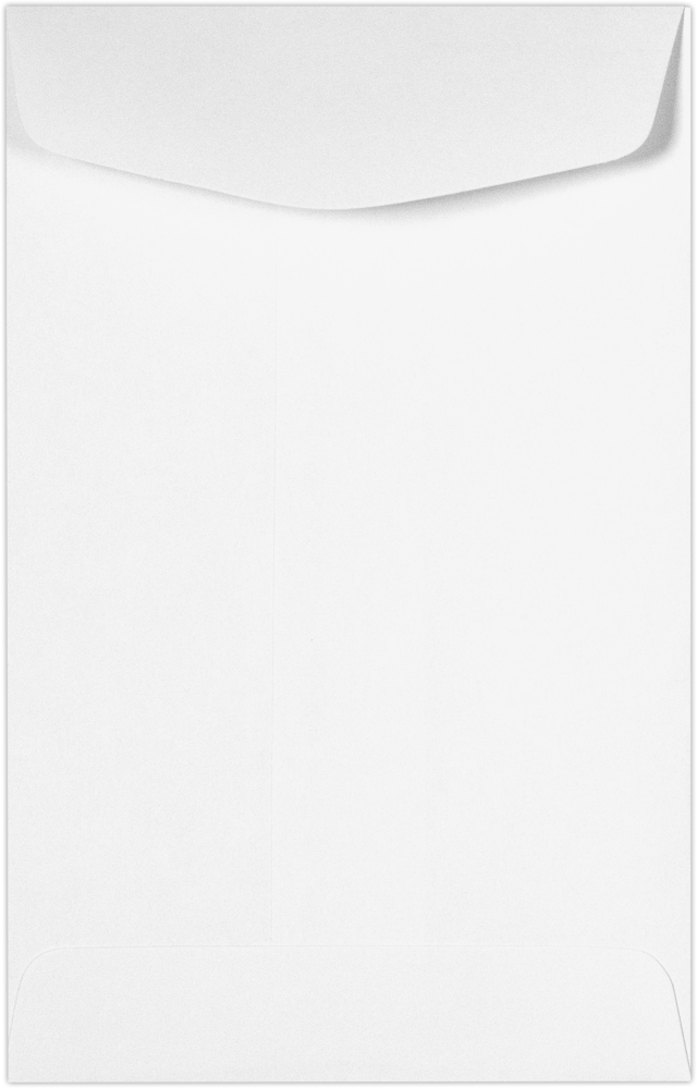 White 24lb 4 x 6 3/8 Open End Envelopes