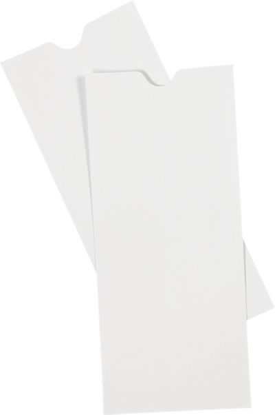 White 28lb #10 Policy Envelopes (4 1/8 x 9 1/2) with Thumbcut