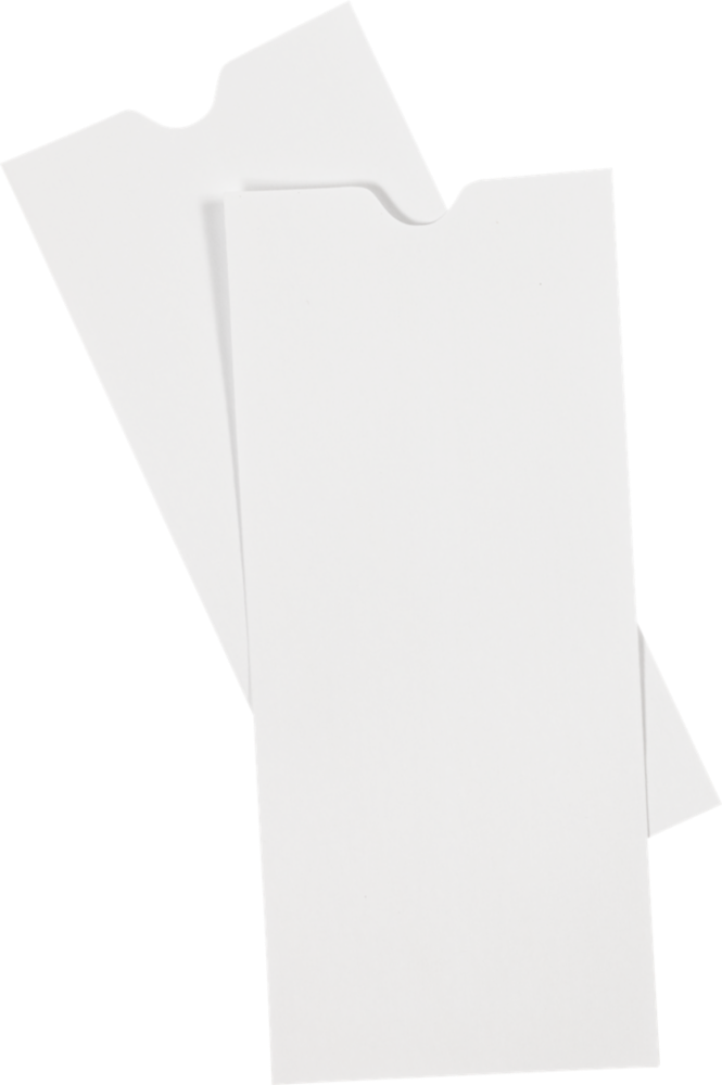 White 28lb #10 Policy Envelopes (4 1/8 x 9 1/2) with Thumbcut