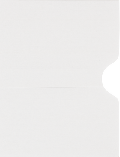 White 28lb #10 Policy Envelopes (4 1/8 x 9 1/2) with Thumbcut
