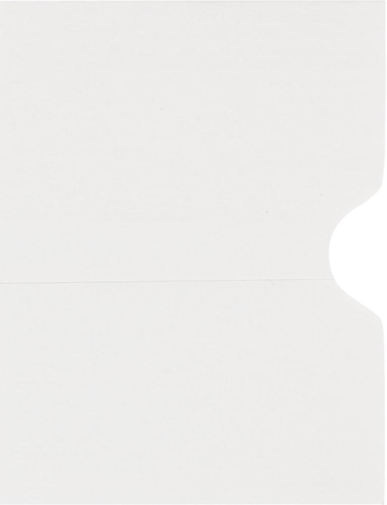 White 28lb #10 Policy Envelopes (4 1/8 x 9 1/2) with Thumbcut