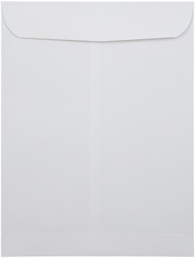 White with Security Tint 28lb 9 x 12 Open End Envelopes