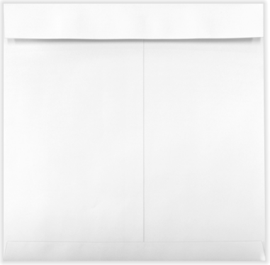 White 28lb 13 x 13 Square Envelopes