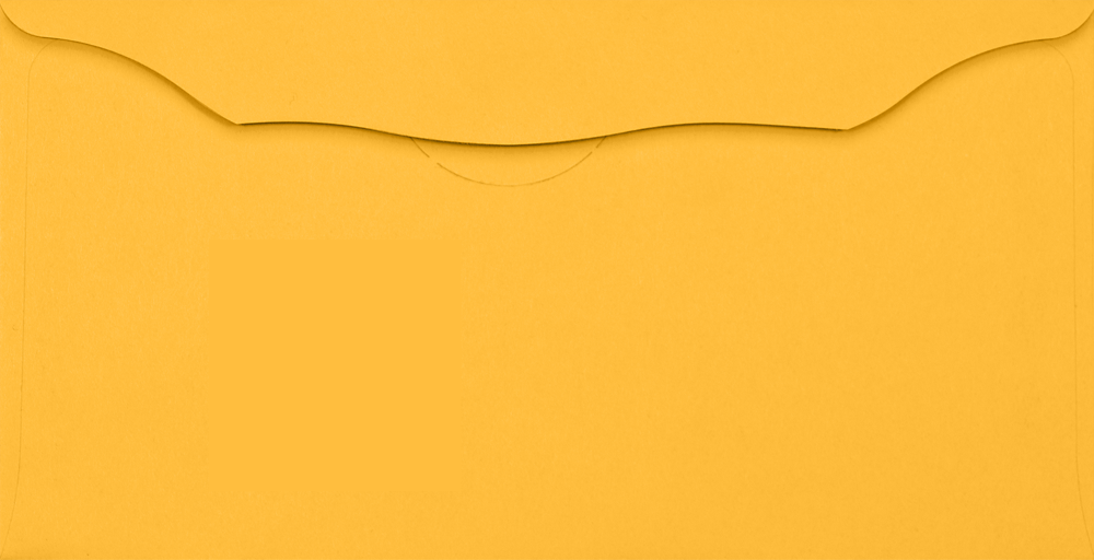 Goldenrod 24lb 3 1/8 x 6 1/4 Offering Envelopes