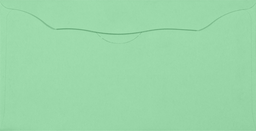 Pastel Green 20lb 3 1/8 x 6 1/4 Offering Envelopes