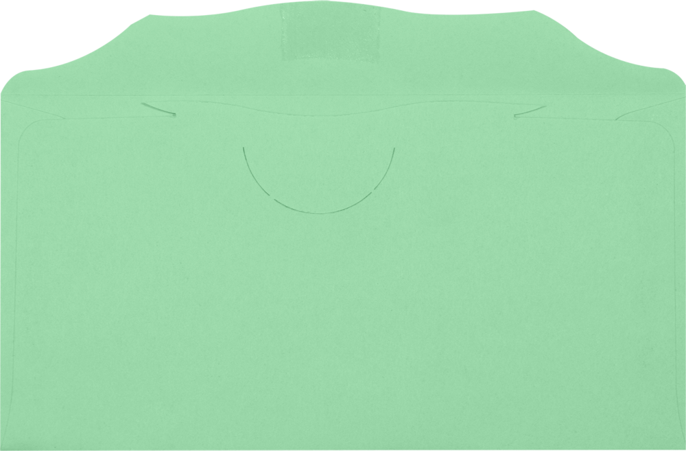 Pastel Green 20lb 3 1/8 x 6 1/4 Offering Envelopes