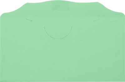 Pastel Green 20lb 3 1/8 x 6 1/4 Offering Envelopes