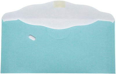 Pastel Blue 24lb 3 1/8 x 6 1/4 Offering Envelopes