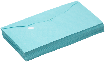 Pastel Blue 24lb 3 1/8 x 6 1/4 Offering Envelopes