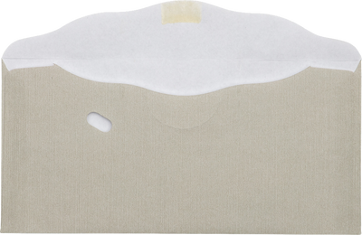 Pastel Gray 24lb 3 1/8 x 6 1/4 Offering Envelopes