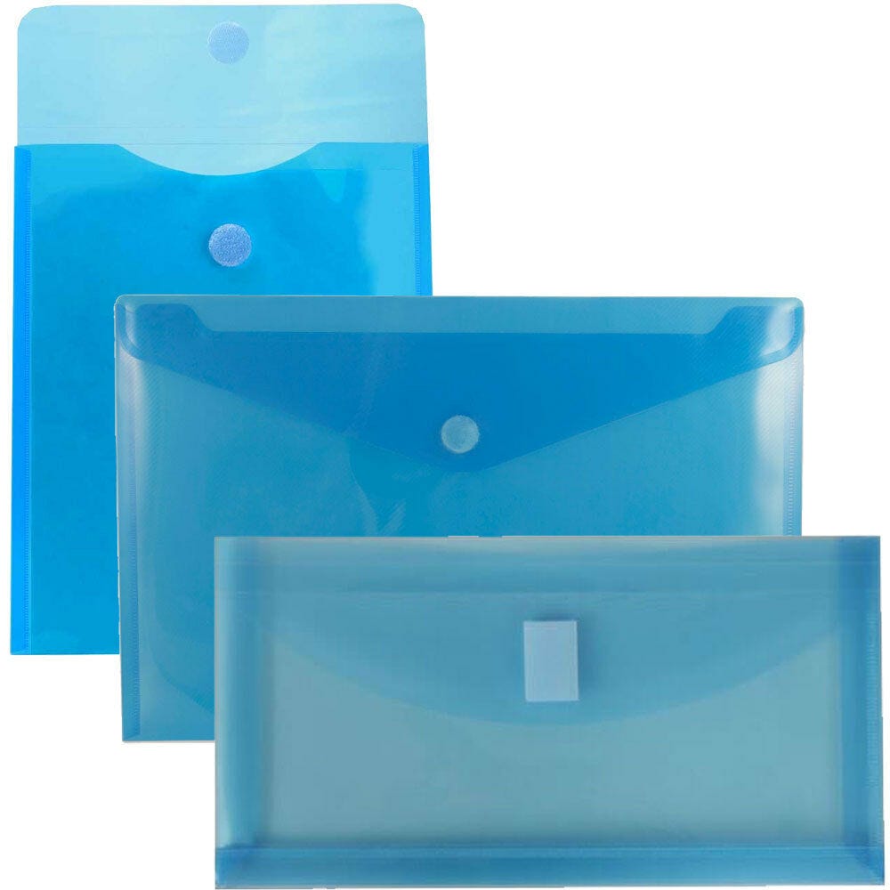 Blue Plastic Envelopes