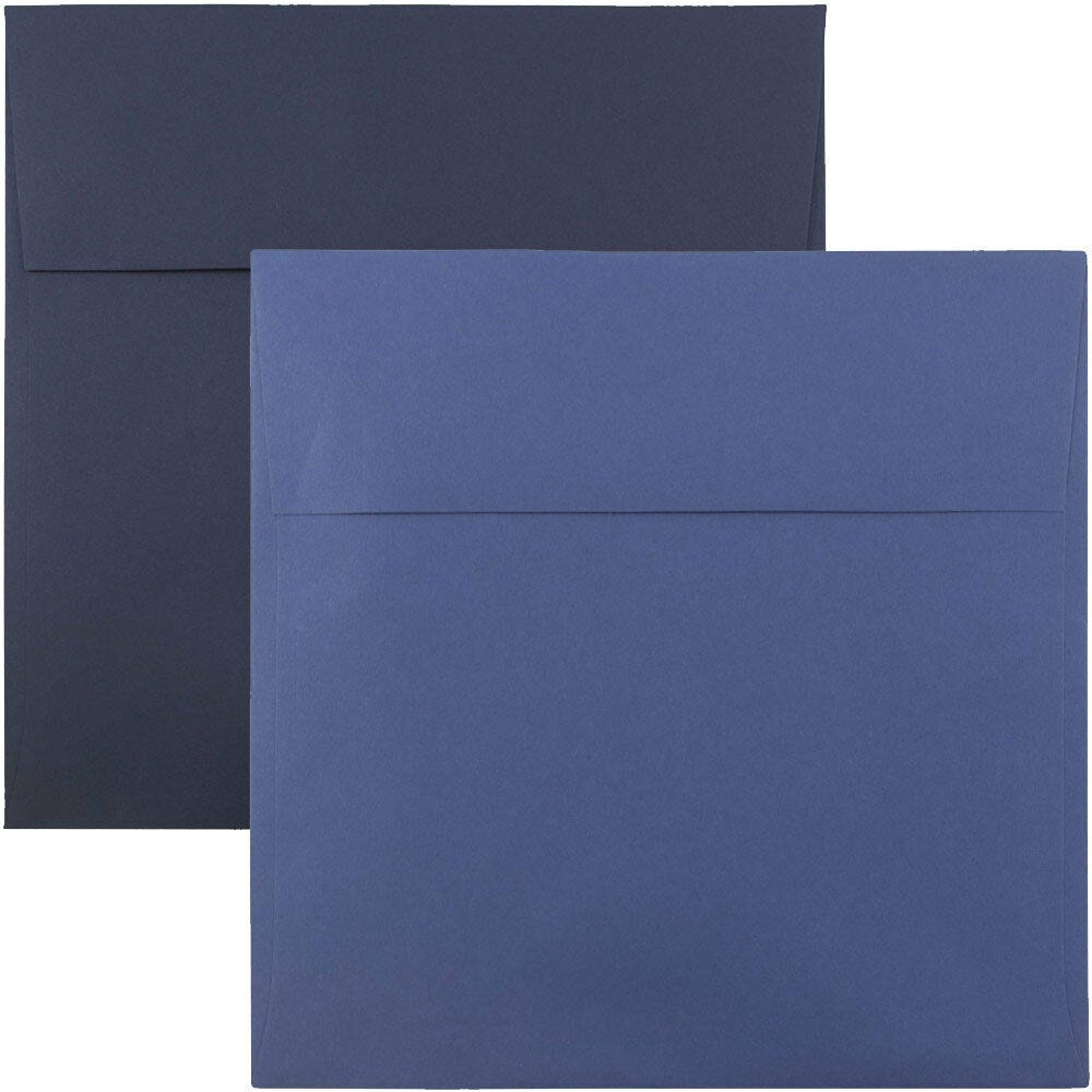 Blue Square Envelopes