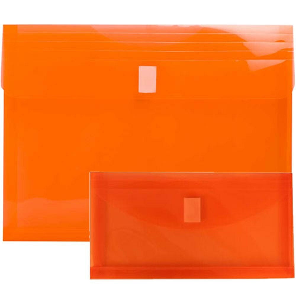 Orange Plastic Envelopes