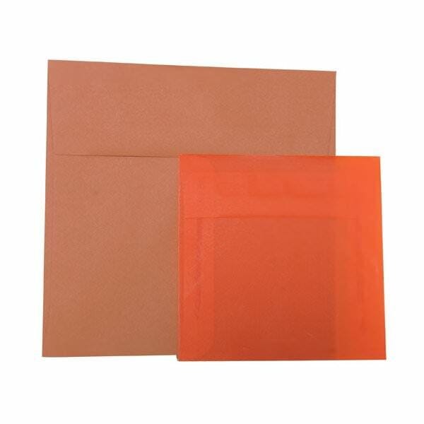 Orange Square Envelopes