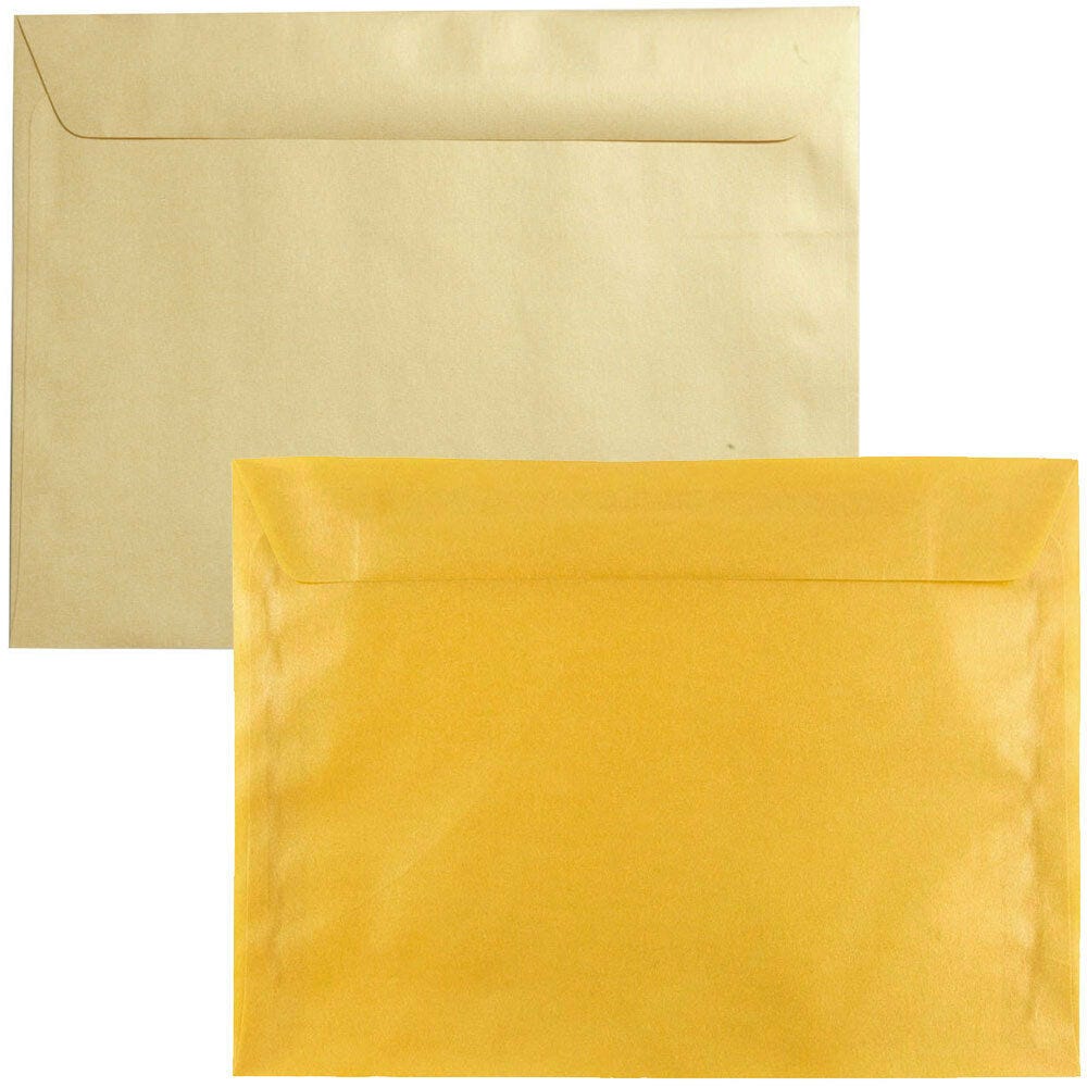 Gold Large Booklet Envelopes