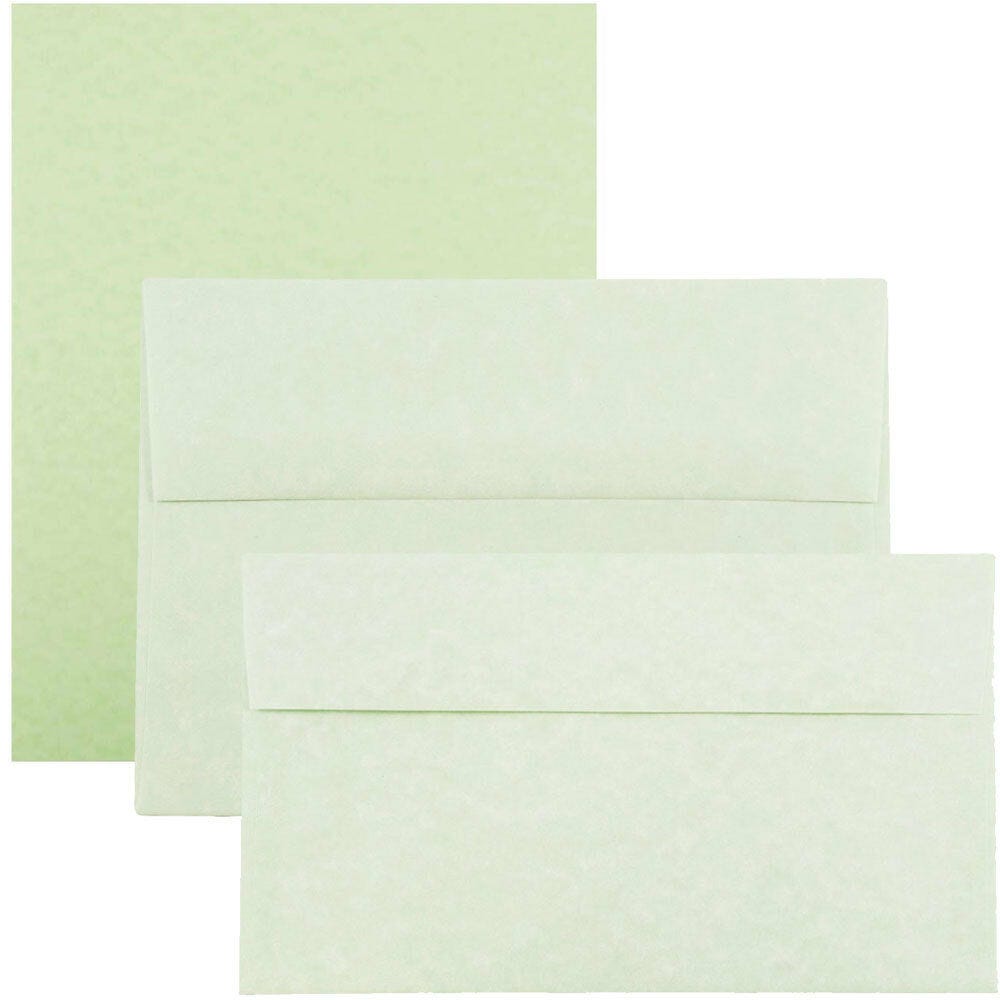 Green Parchment Envelopes