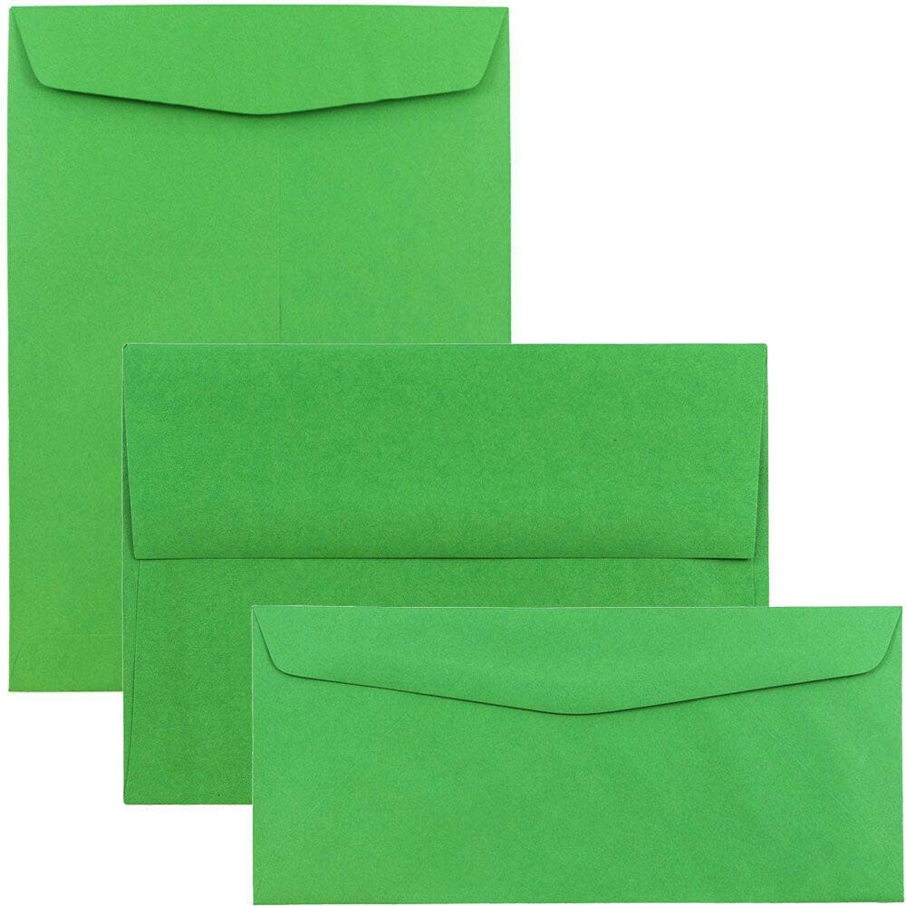 Green Solid Color Envelopes