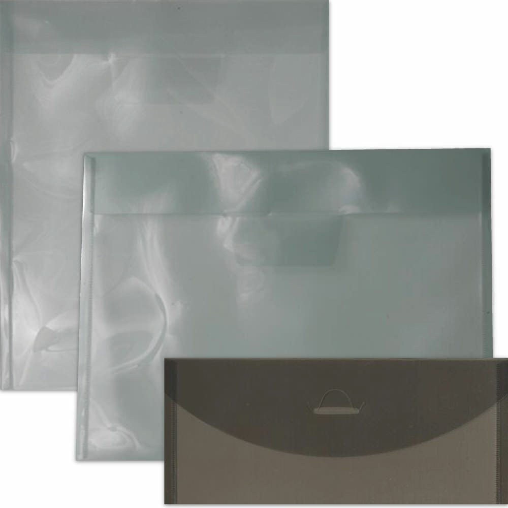 Grey/Silver Plastic Envelopes