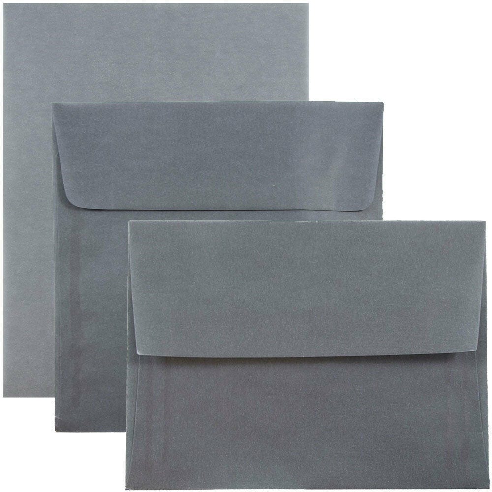 Grey/Silver Translucent Vellum Envelopes