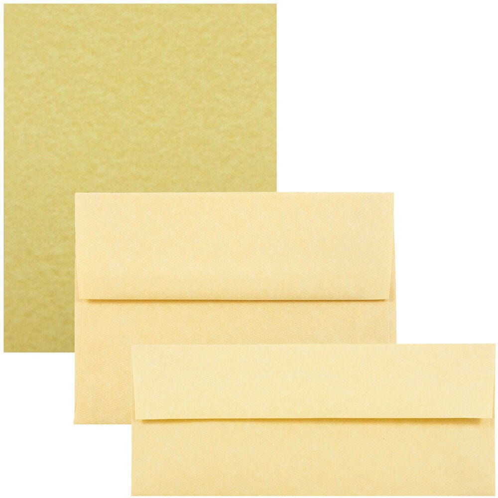 Gold Parchment Envelopes