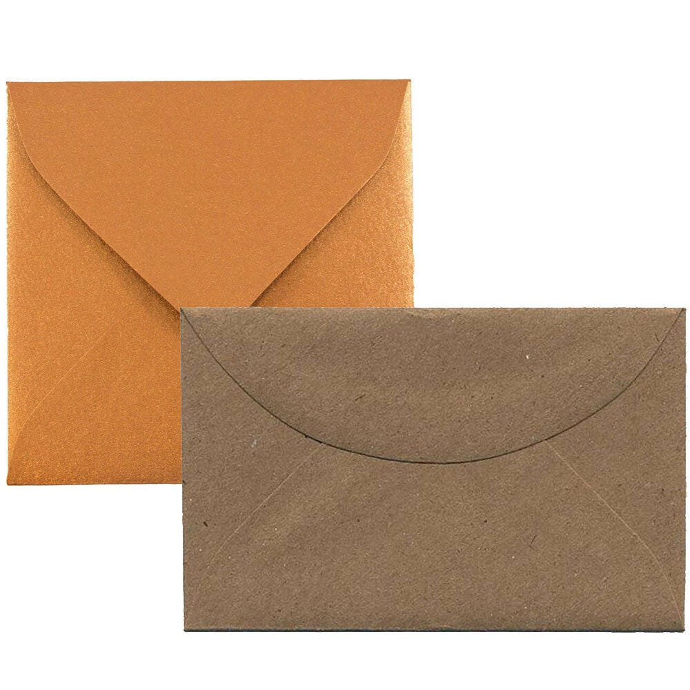 Brown Tiny Envelopes