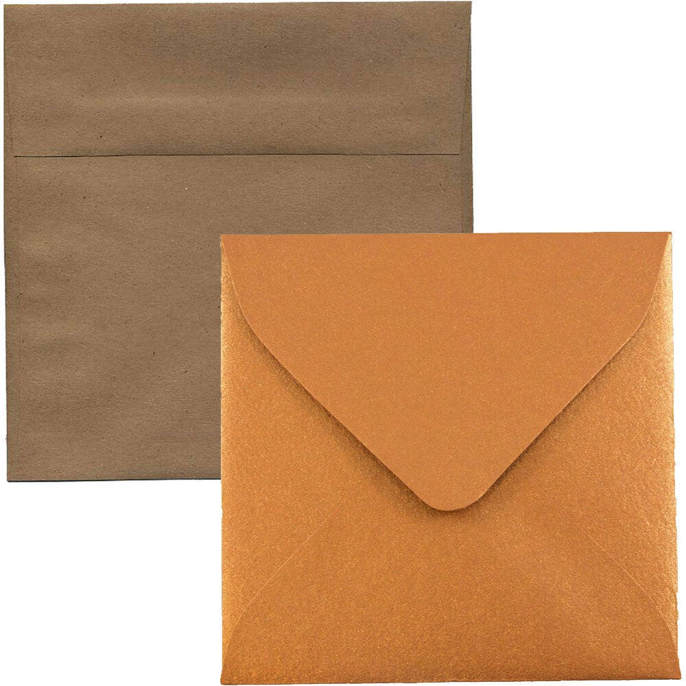 Brown Square Envelopes