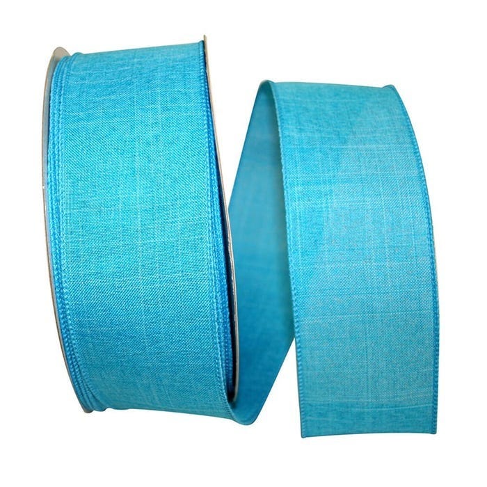 Blue Linen Ribbon