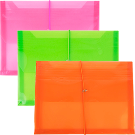 Plastic Envelopes with Elastic Closure