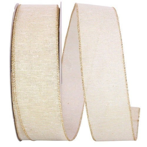 Ivory Linen Ribbon