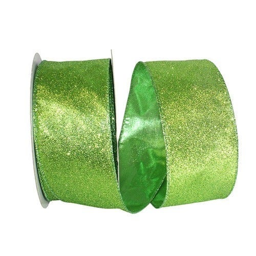 Green Glitter Ribbon