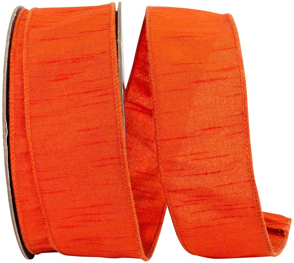 Orange Dupioni Ribbon