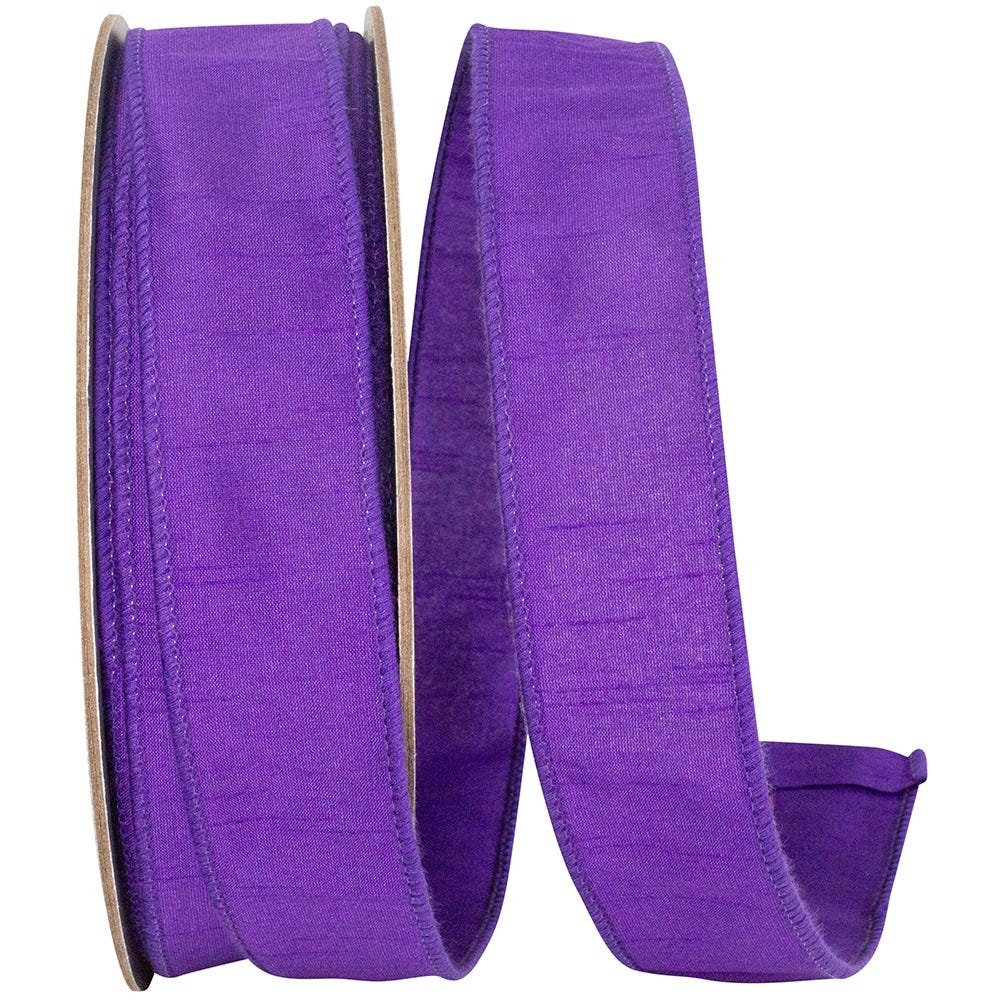 Purple Dupioni Ribbon