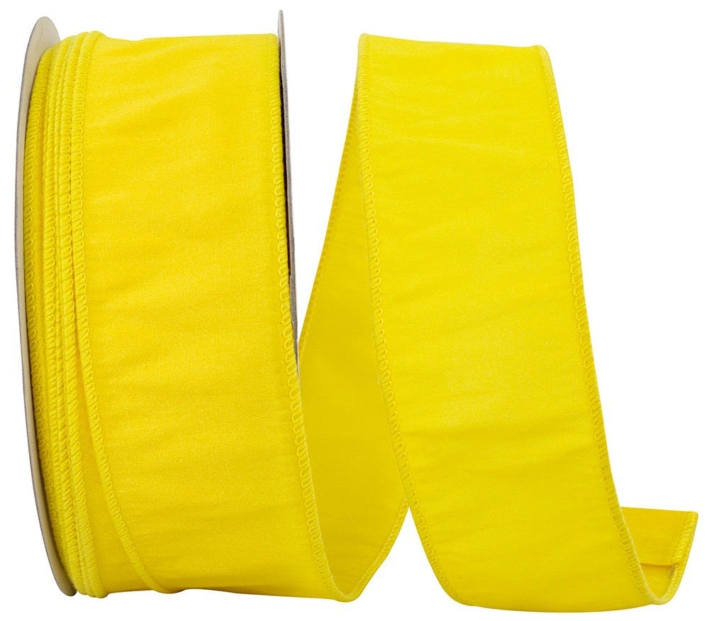 Yellow Dupioni Ribbon
