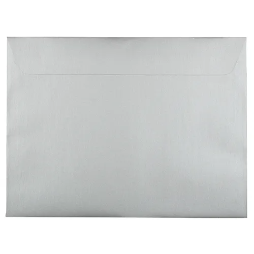 Gray/Silver Large Booklet Envelopes