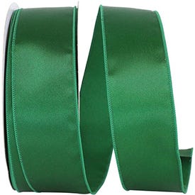 Green Satin Ribbon