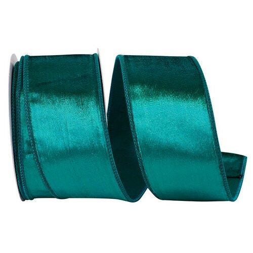 Celadon Green Designer Velvet Ribbon: 2 1/2 Inchx10 Yards - JAM Paper