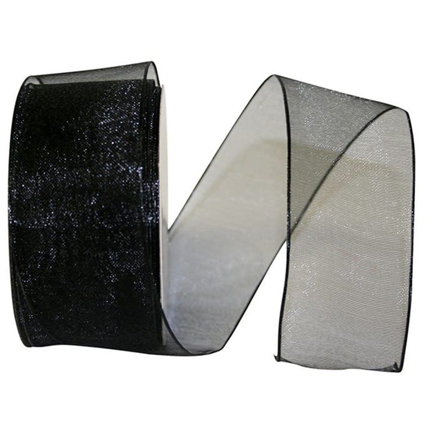 Black Sheer Ribbon