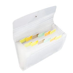 Coupon Size Accordion Folders - 5 1/4 x 7