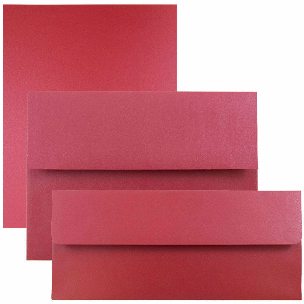 Red Metallic Envelopes