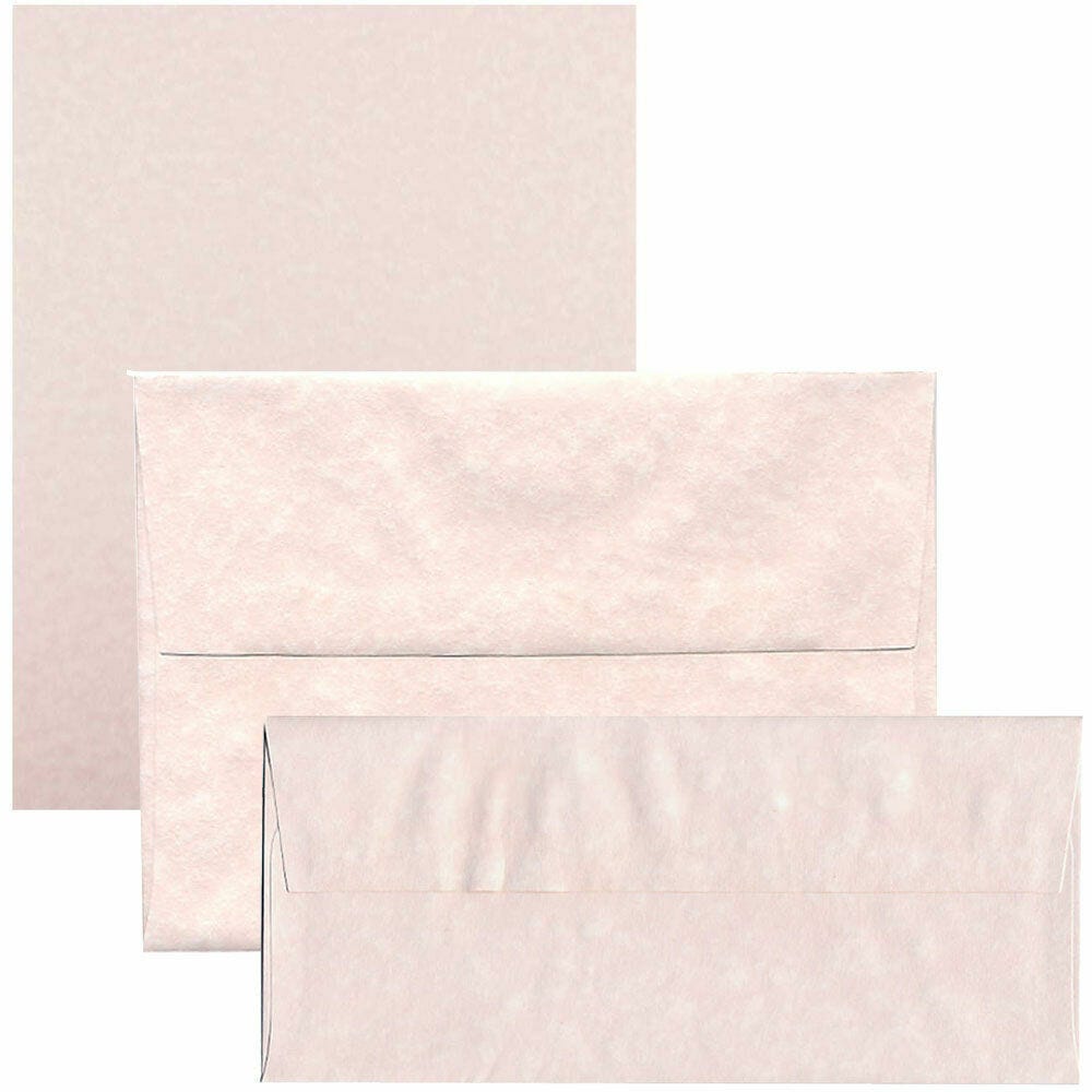 Pink Parchment Envelopes