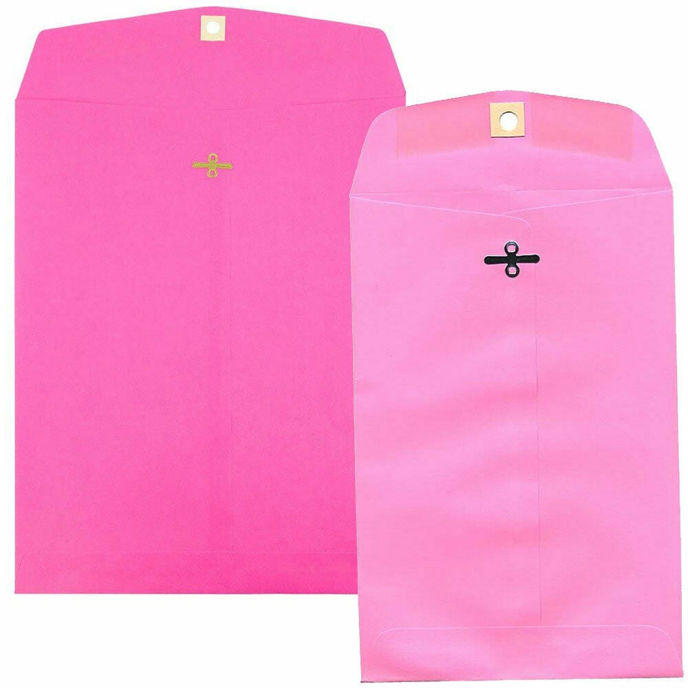 Pink Clasp Envelopes