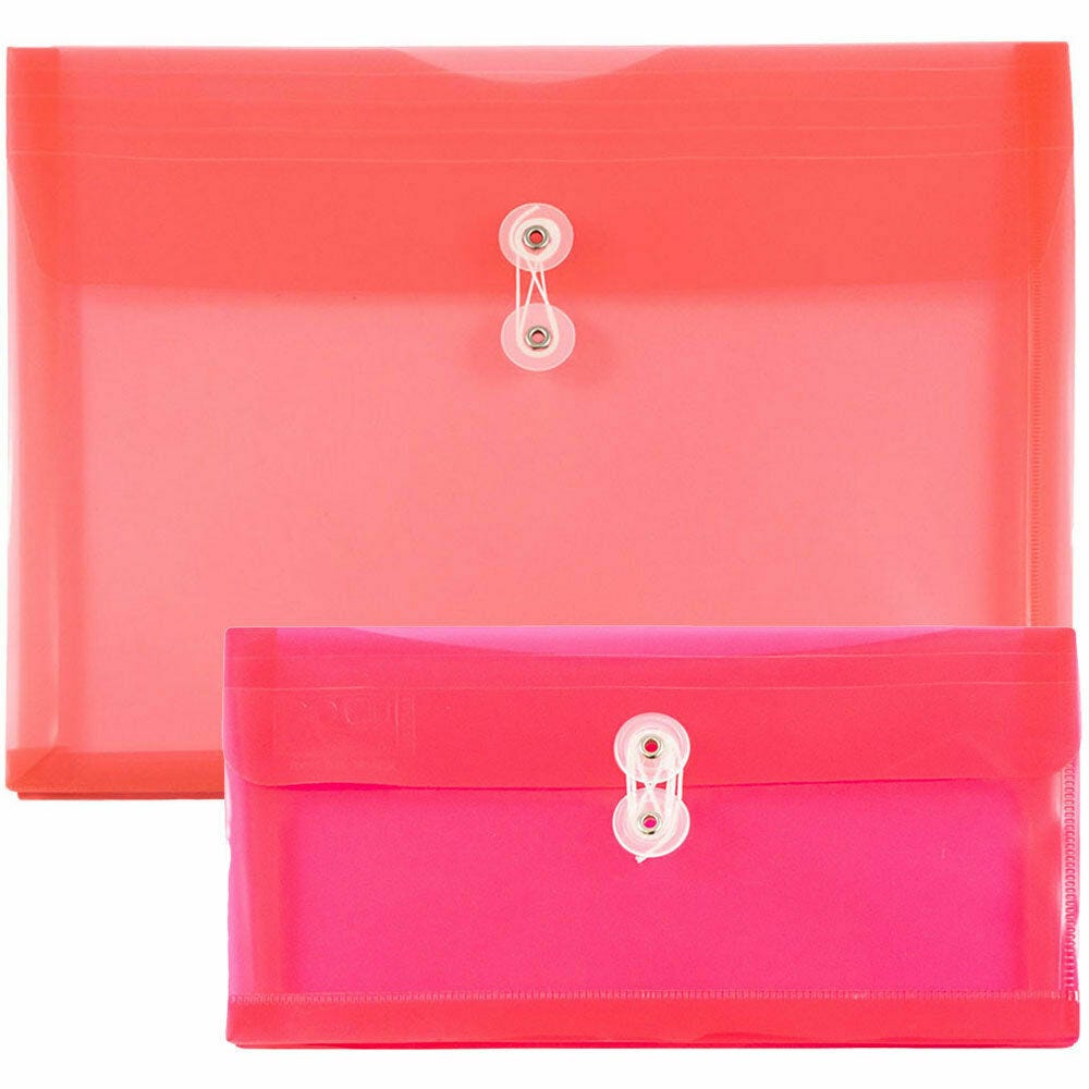 Pink Plastic Envelopes