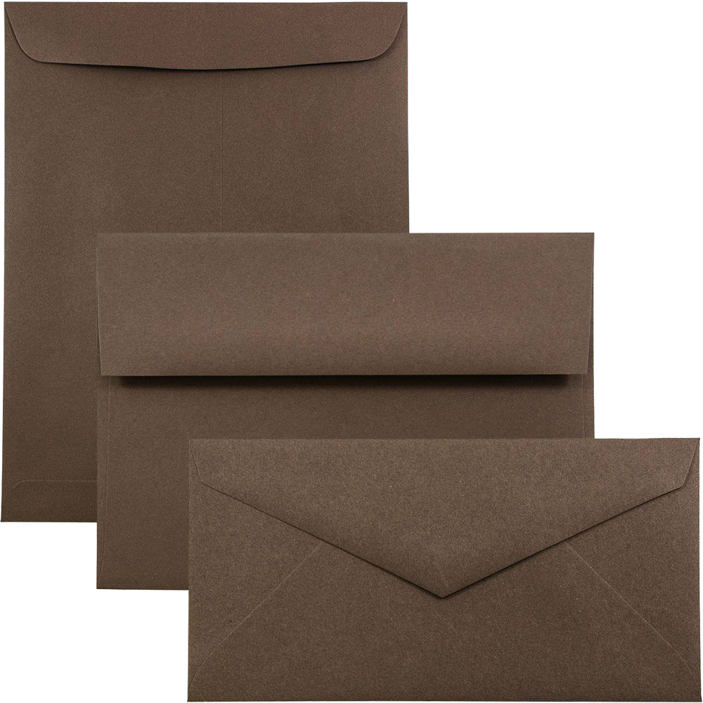 Brown Solid Color Envelopes