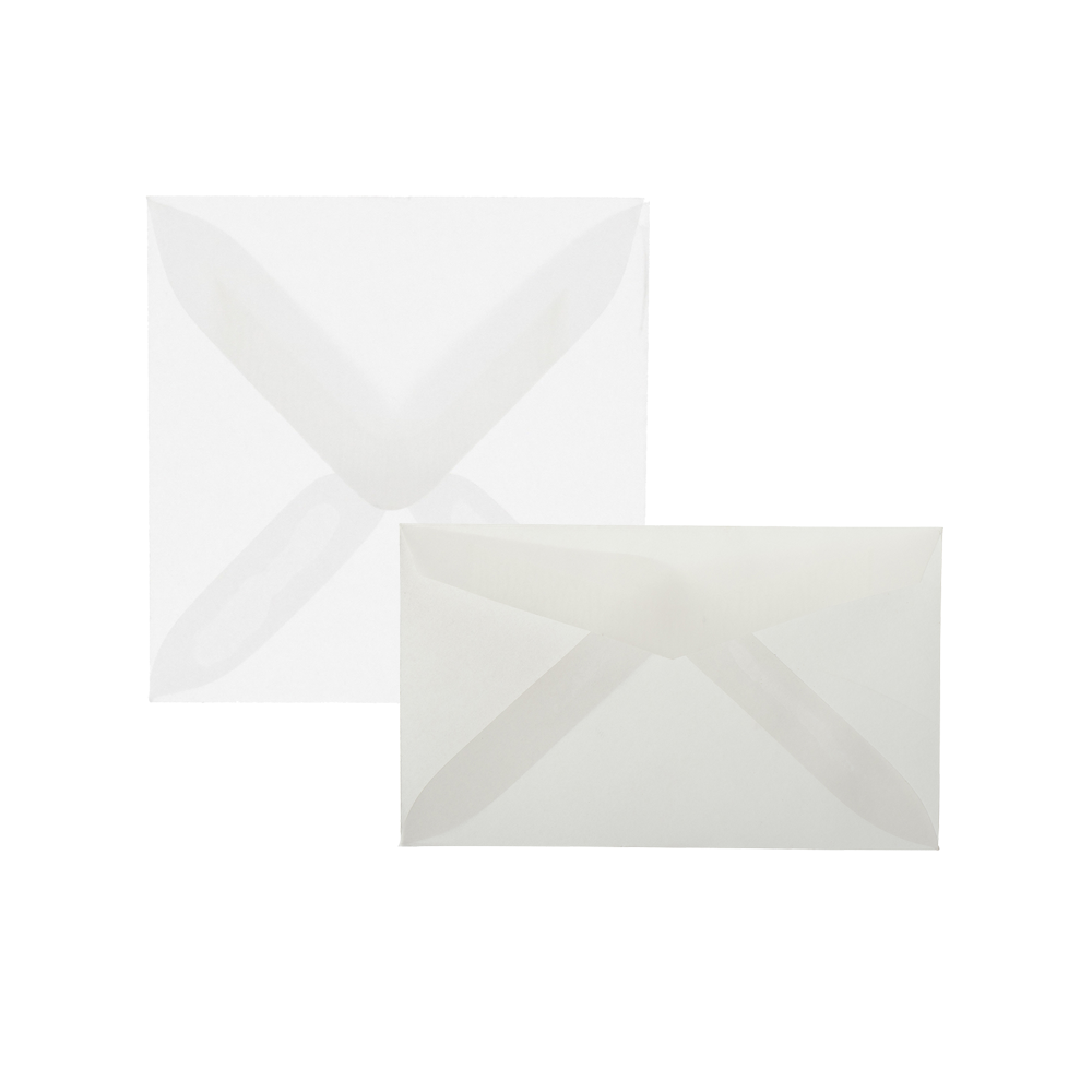 Order transparent (plastic) envelopes online?