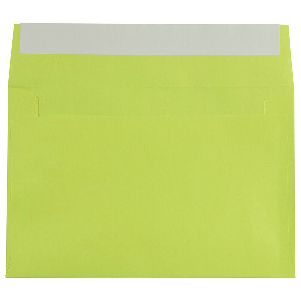 Green Peel & Seal Envelopes