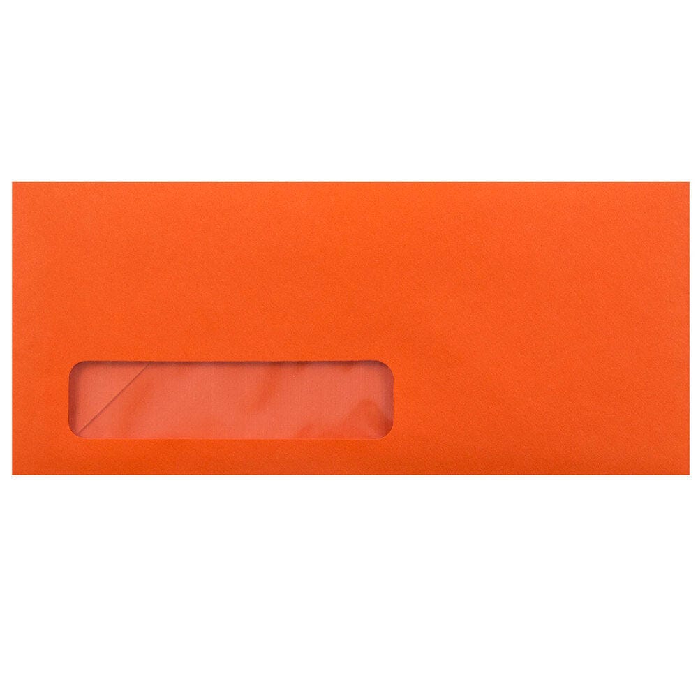 Orange Window Display Envelopes